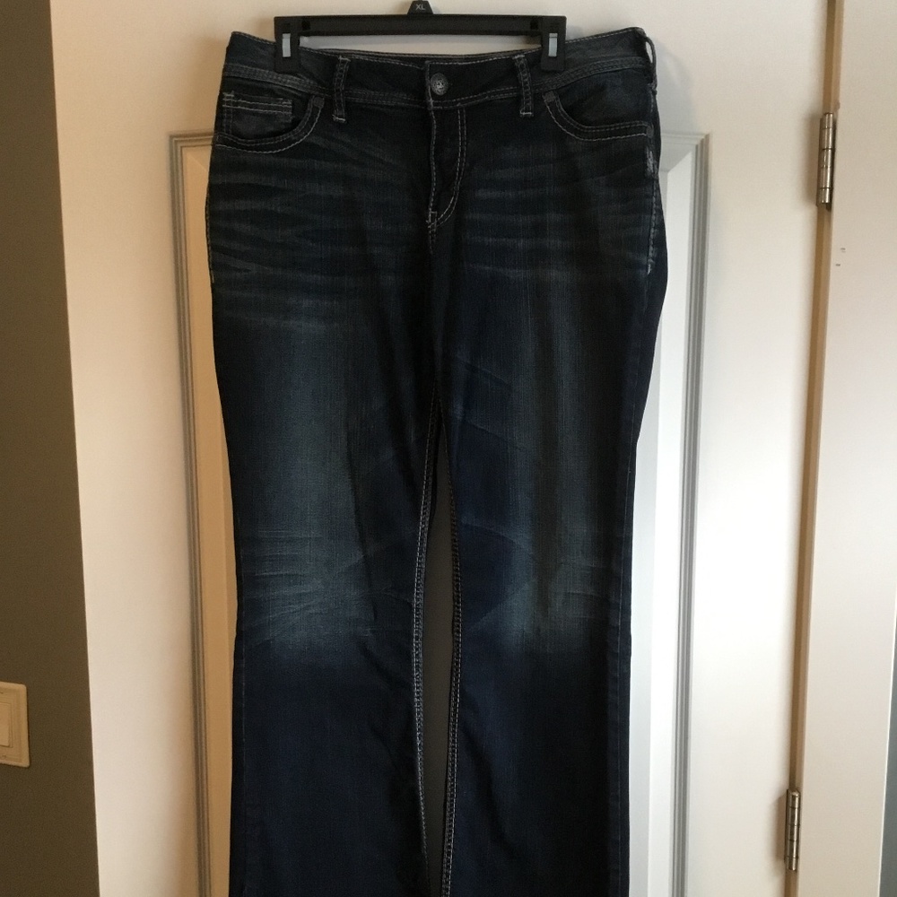 Sliver bootcut jeans